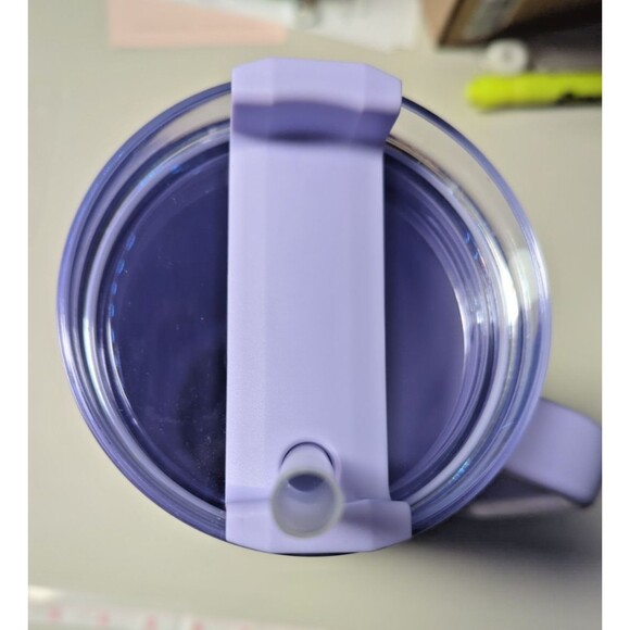 40oz Stainless Steel Tumbler –Insulated Double Wall w/ Handle, Straw & Twist Lid - Picture 15 of 16